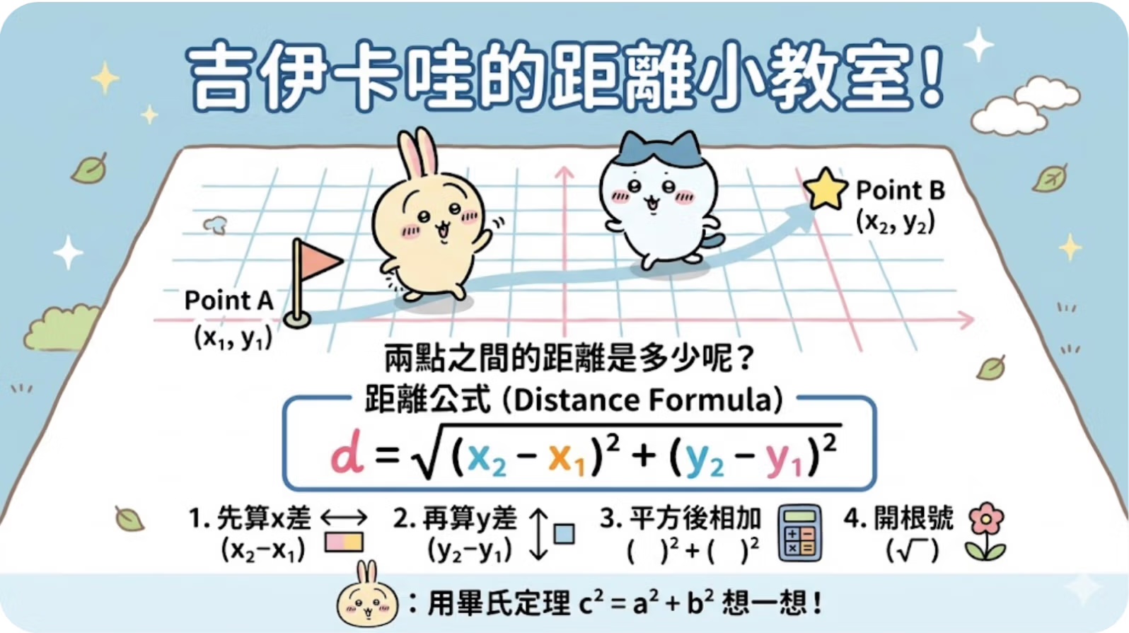 吉伊卡哇的距離小教室！